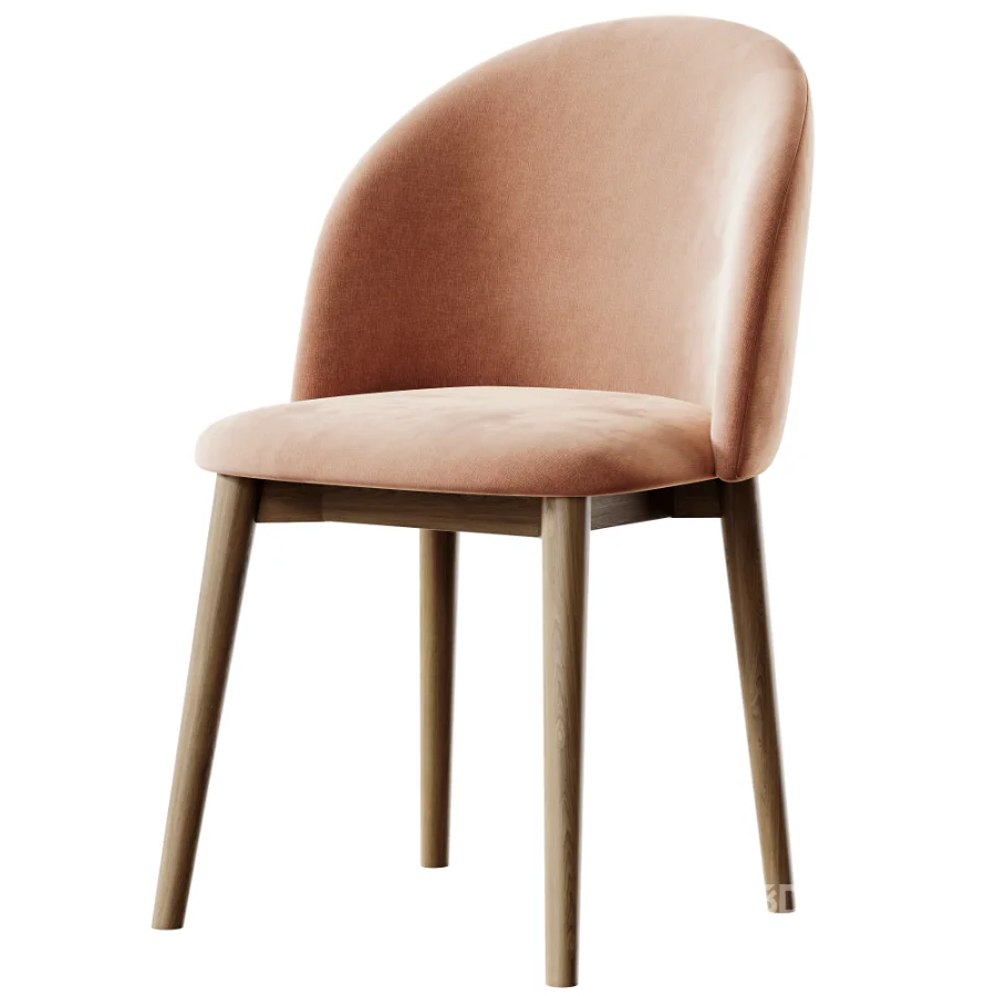 Marty 2 Chair Velvet Gray Image 3