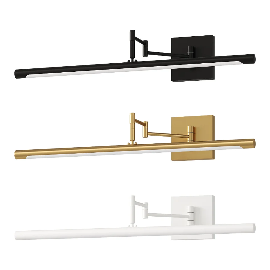 Modern Vanity Lighting Fixture Stretchable LED Wall Sconce Image 1