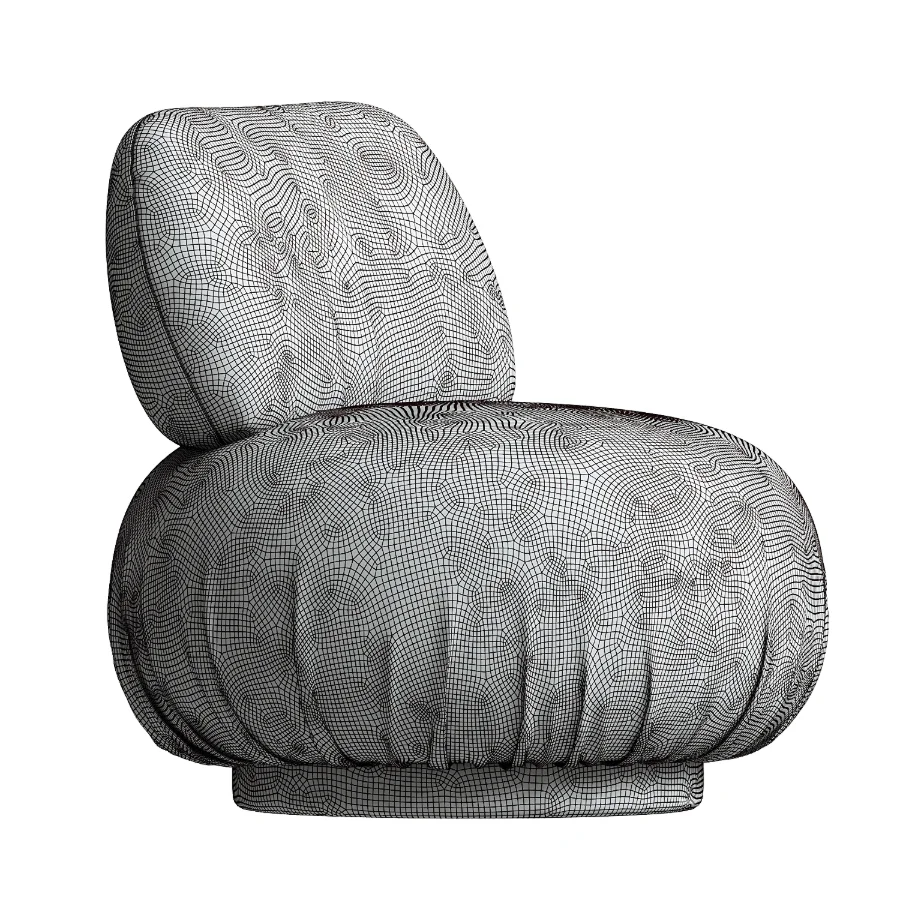 1970s Burnt Orange Lounge Chair Image 2