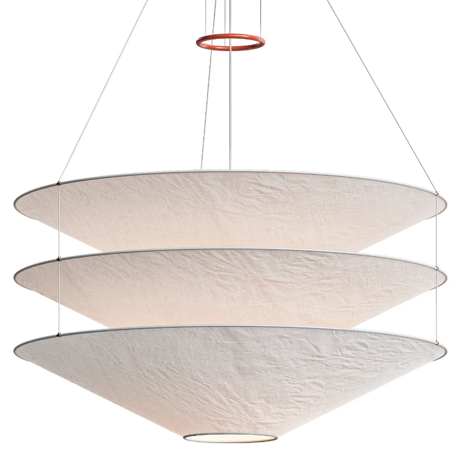 Floatation Japanese Suspension Lamp by Ingo Maurer Image 1