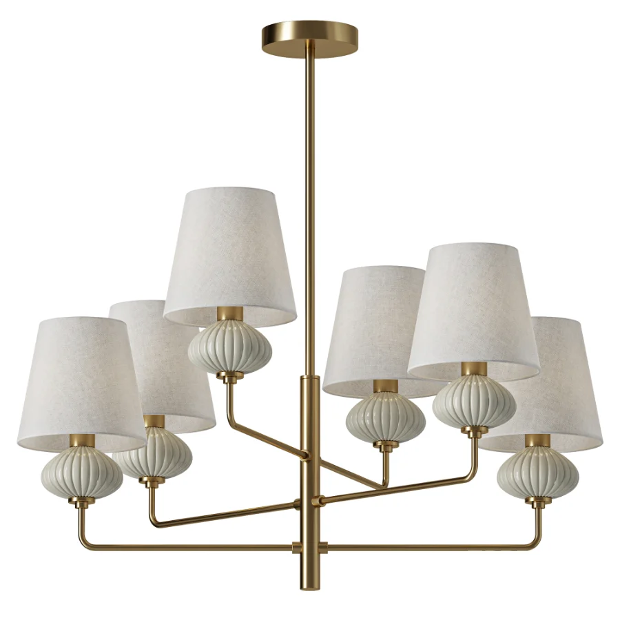 Freya Ceramics FR2029PL 06BS Pendant Light Image 2
