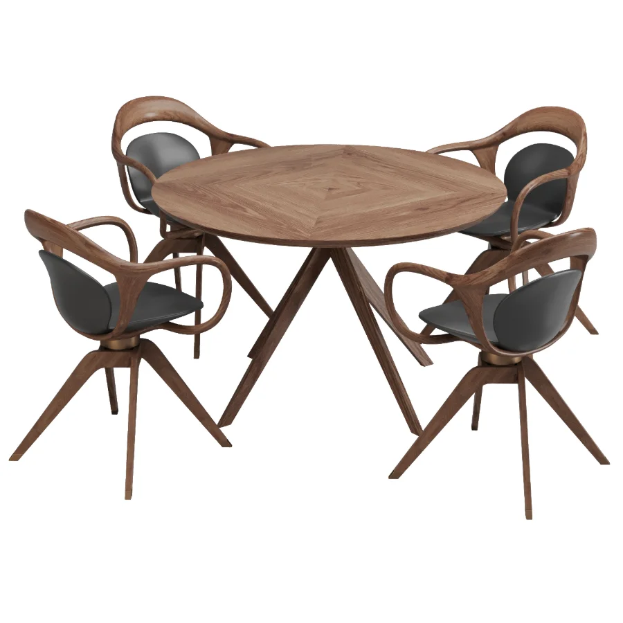 Dinning chair and table349 Image 1