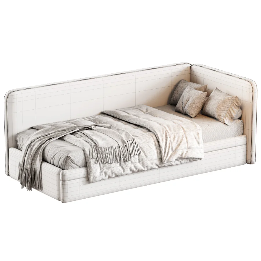 Childrens soft sofa bed Leo Image 4