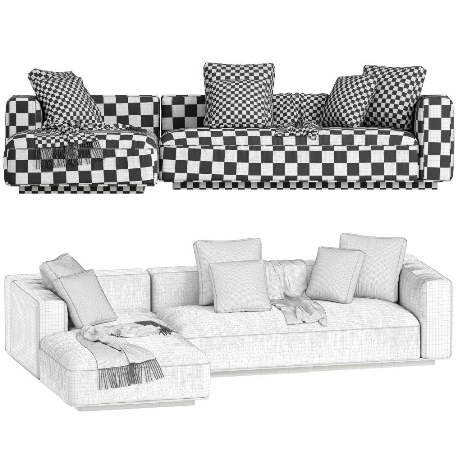 Flexform_Grandemare_Chaise_Longue_Sofa Image 2
