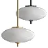 Parlait 1 Light Dimmable Modern Brass LED Pendant Light - Thumbnail 3