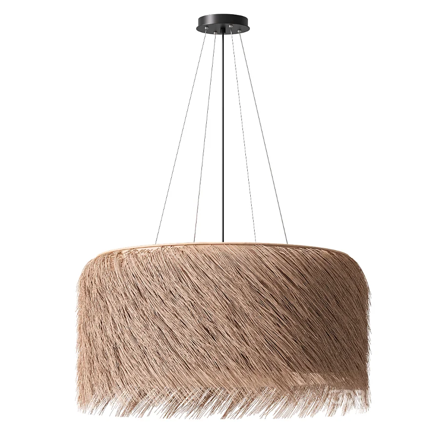 Raffia Lampshade by Candy Lamp Image 2