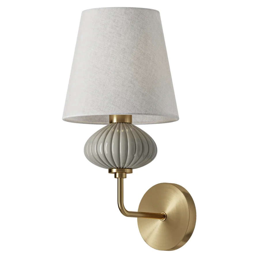 Sconce Freya Ceramics FR2029WL 01BS Image 2