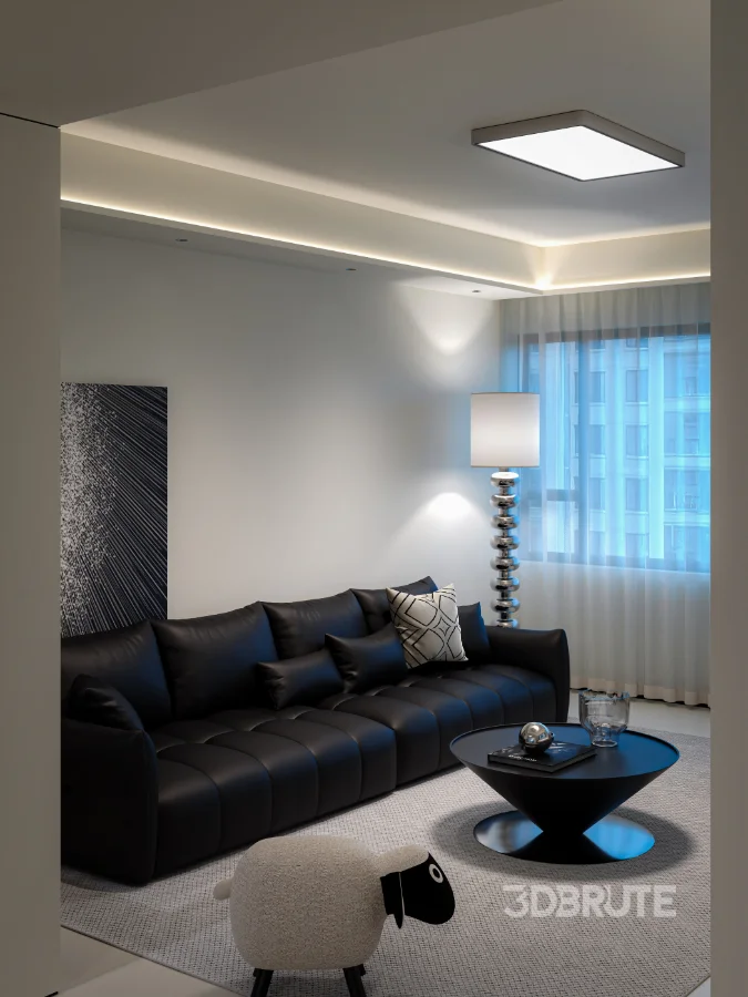 Modern living room dining room Image 8