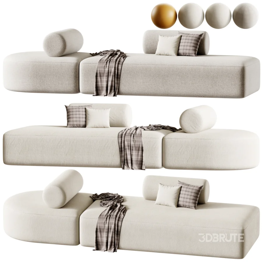 Sloman Modular 2 Piece Chaise Image 2