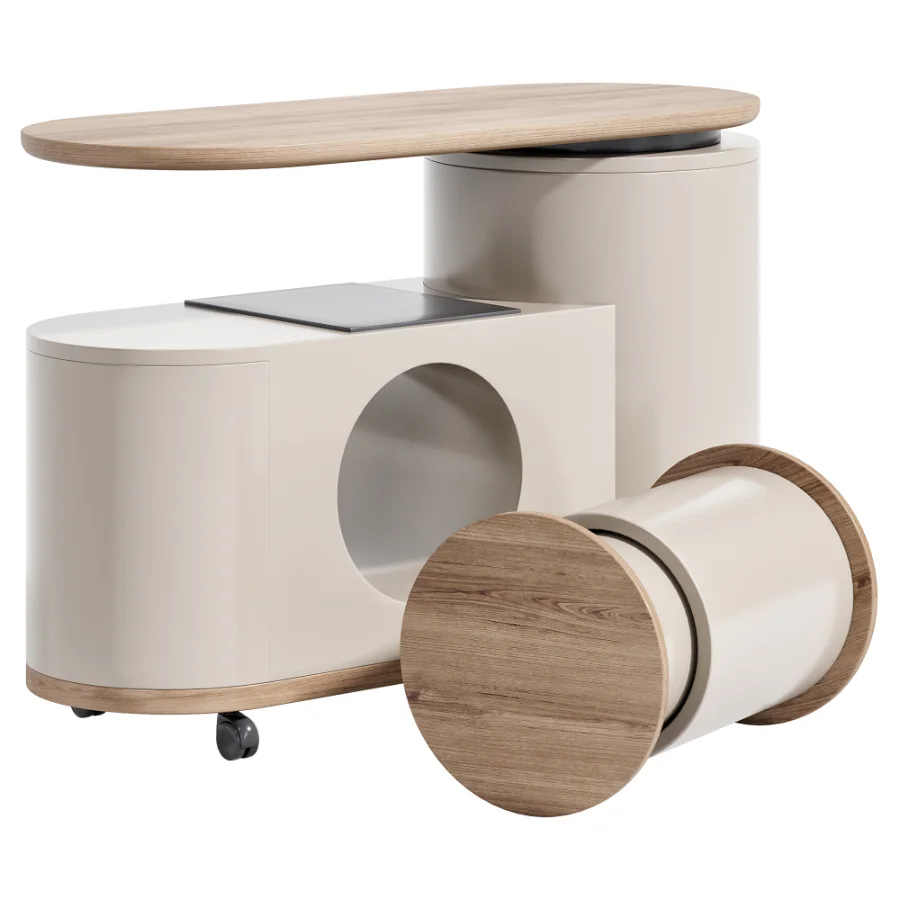 Multifunctional Smart Tea Table Work Desk Image 7