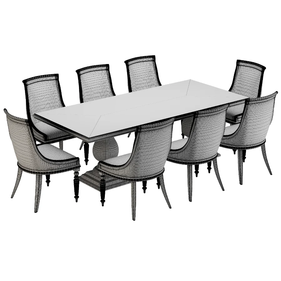 Dinning chair and table369 Image 3