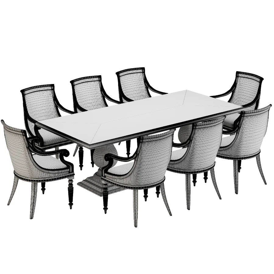 Dinning chair and table365 Image 2