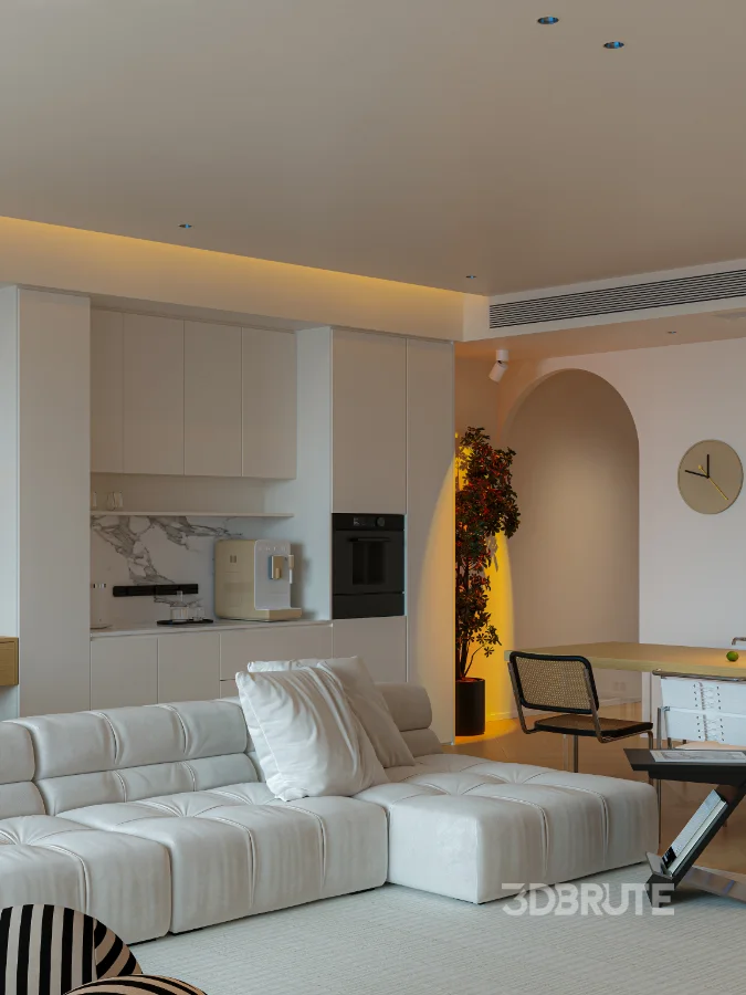 Modern living room dining room Image 5