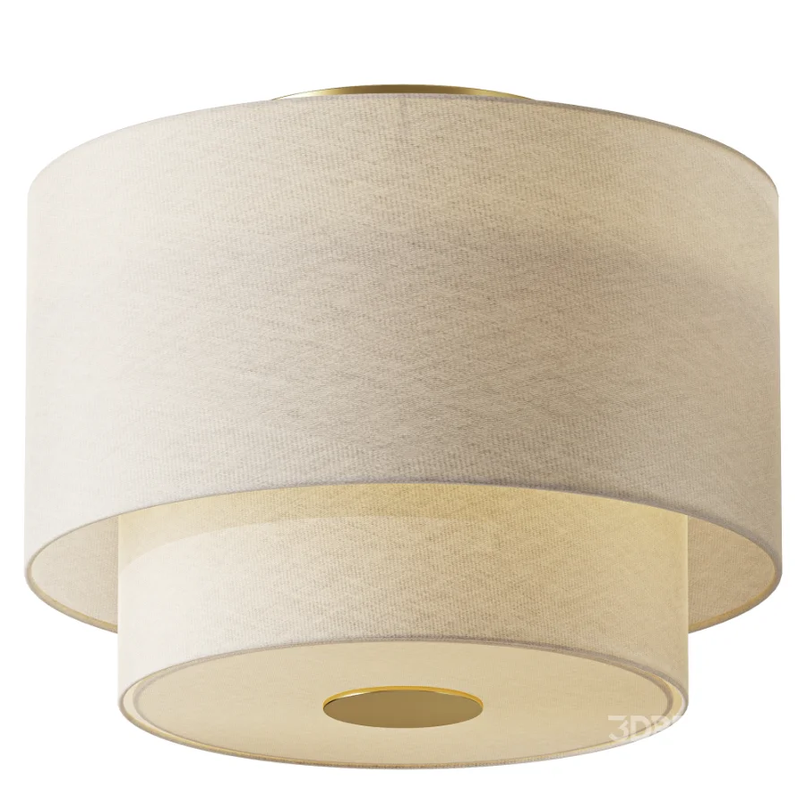 Tanyel Fabric Flush Mount Image 2