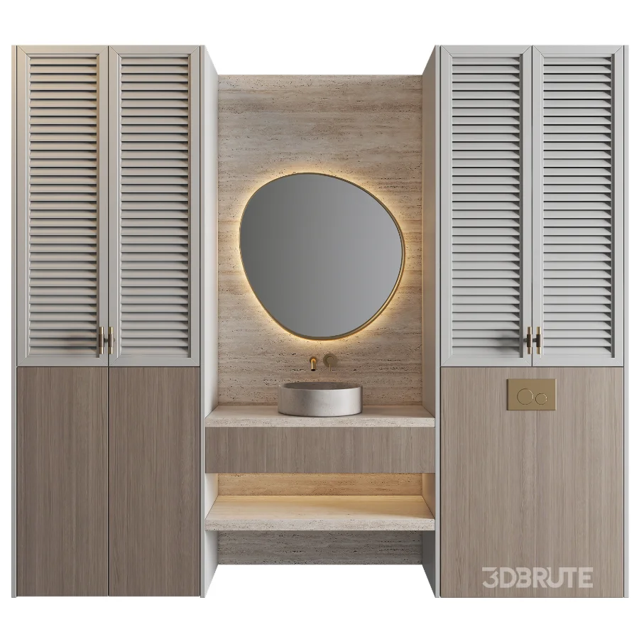 Bathroom Furniture Set 02 Image 1