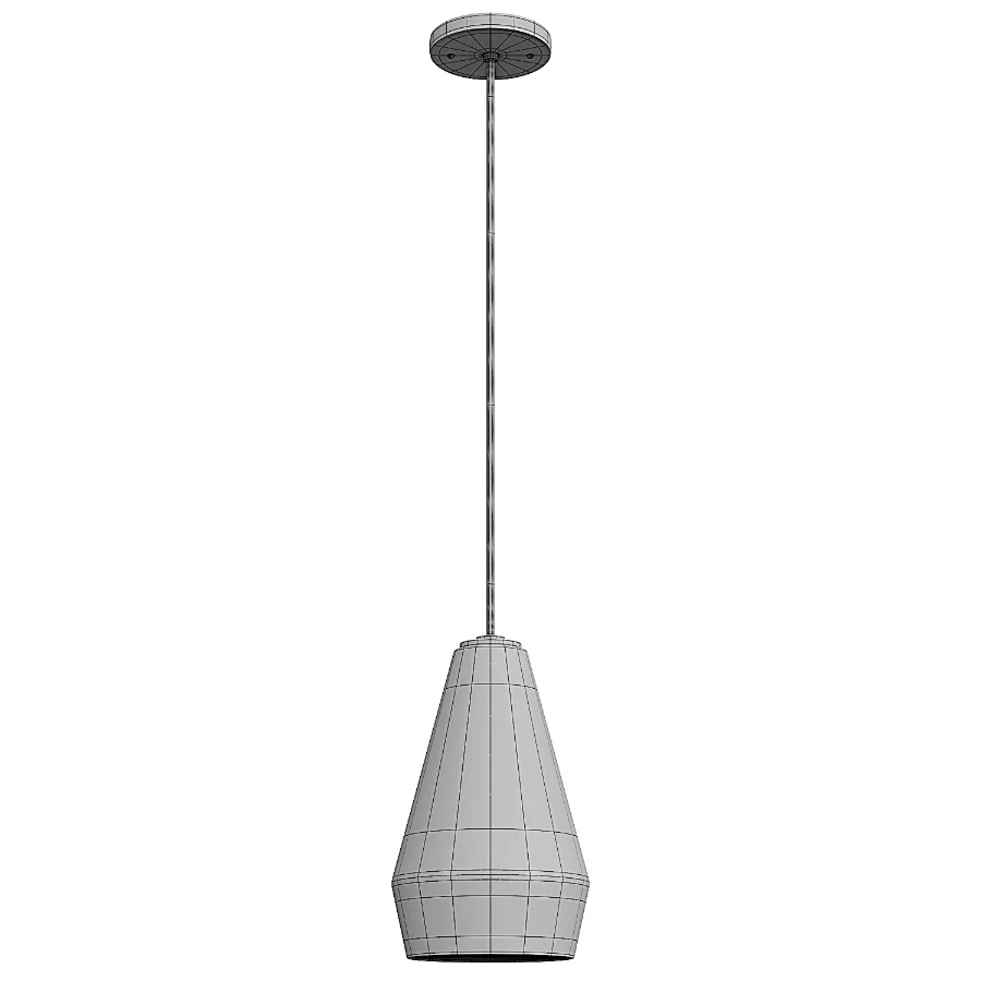 Folk Abigail Angled Cone Pendant Image 2
