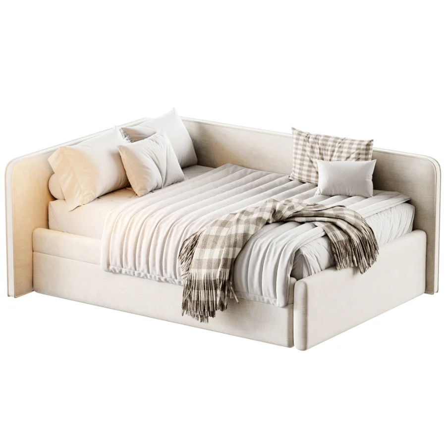 Childrens soft sofa bed Leo Image 4