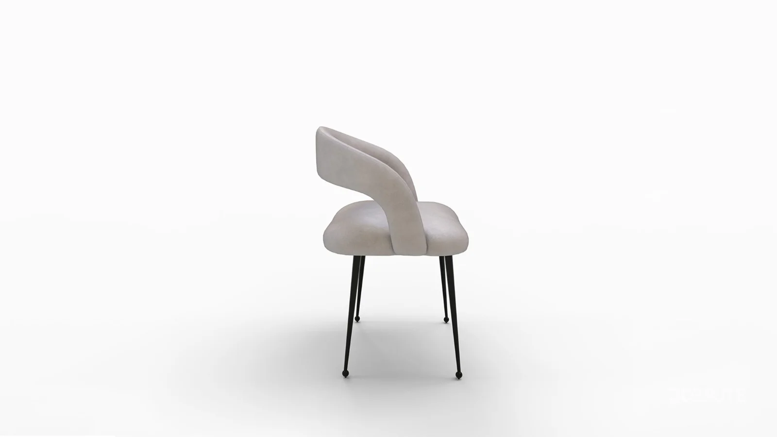 Rocco Velvet Dining Chair Image 5