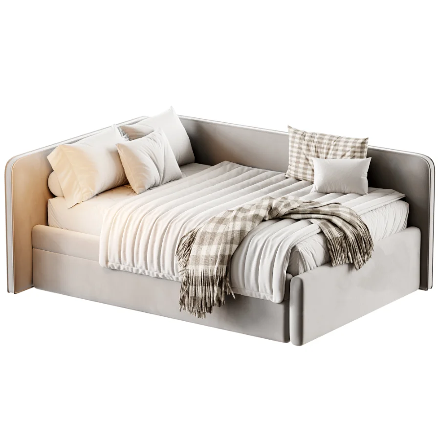 Childrens soft sofa bed Leo Image 3