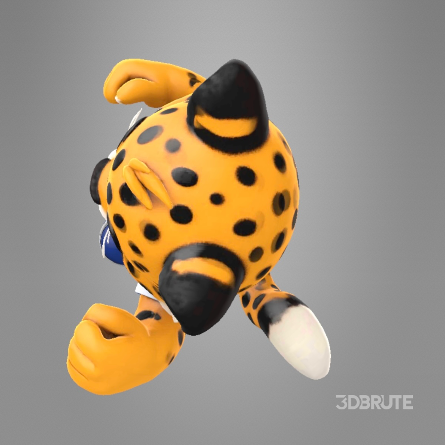 Cartoon Leopard Mascot Character Image 6