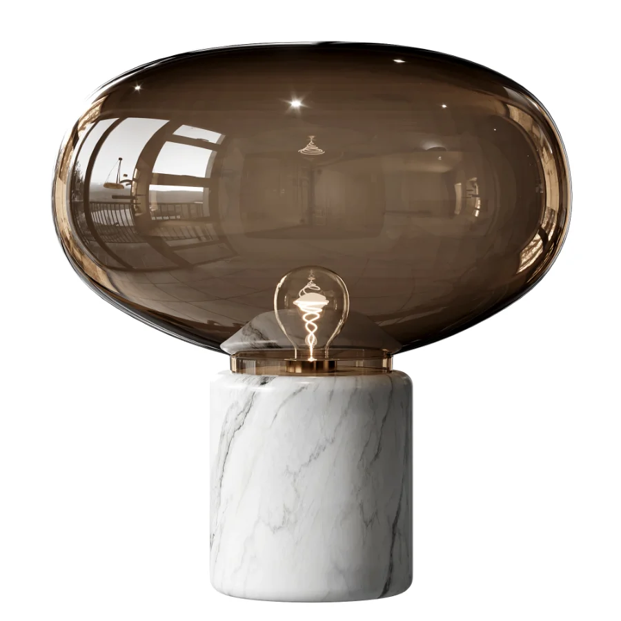 ROPCVAX Modern Black Table Lamps Image 1