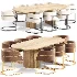 Meridiana Chair Gubi Table By Amgrades - Thumbnail 1