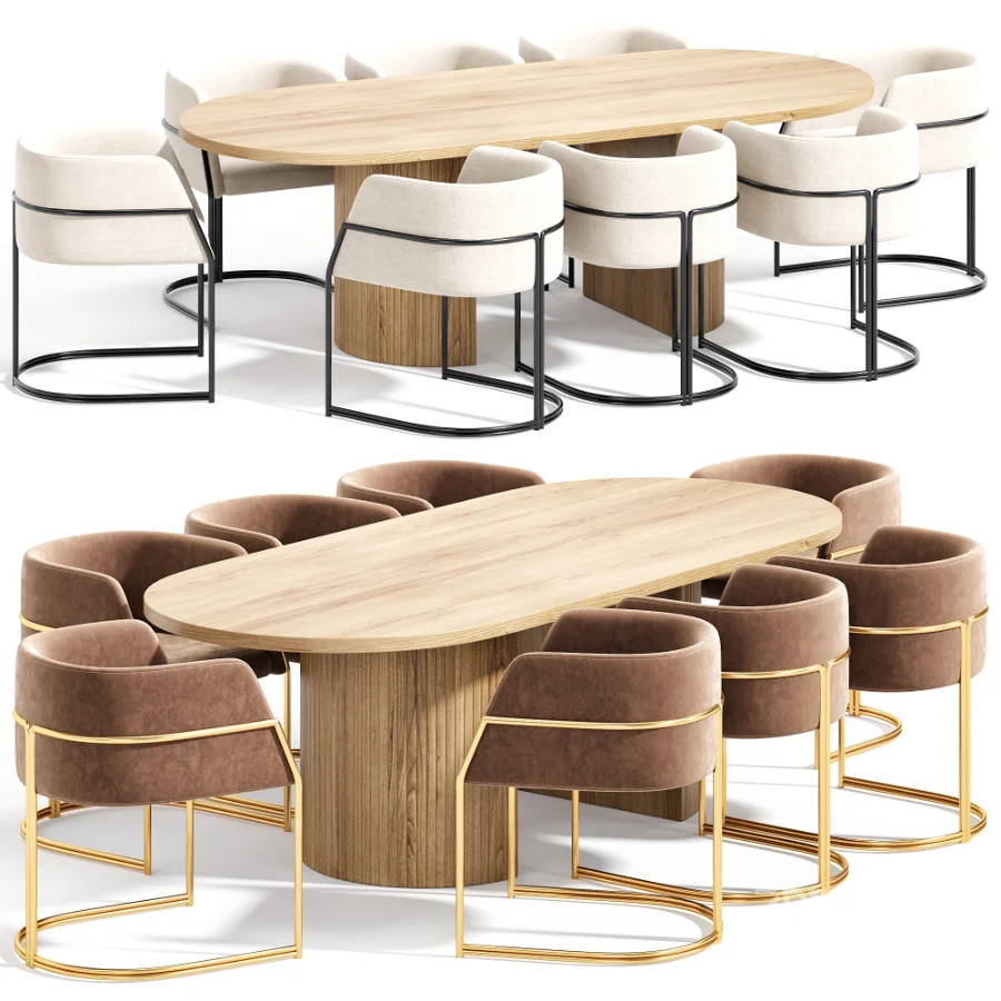 Meridiana Chair Gubi Table By Amgrades Image 1