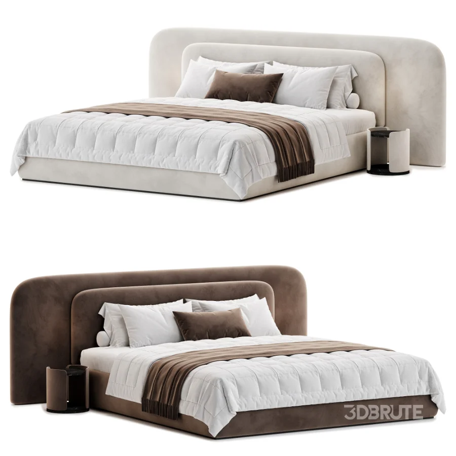 Modern Double Bed 05 Image 1