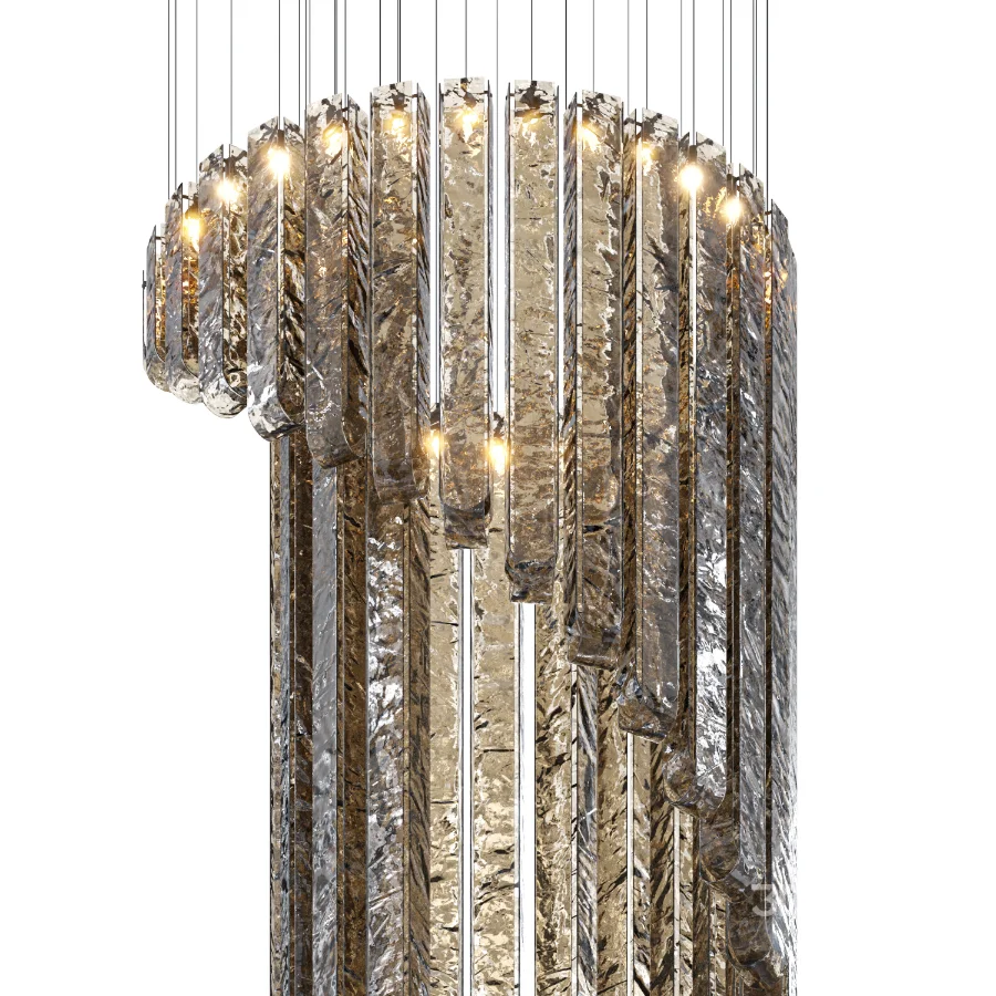 Luxury Glass Pendant Lights Frosty Glass Image 4