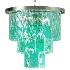 Italian Sea Green Murano Glass Sputnik Chandelier SimoEng - Thumbnail 4