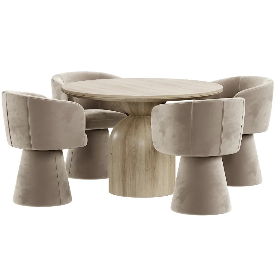 Tori Chair Round Dining Table Image 3