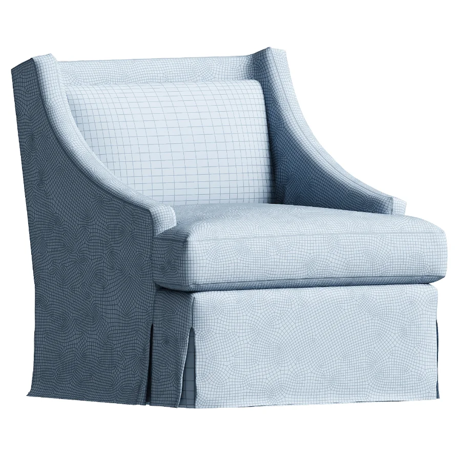 Stanton Skirted Lounge Chair Image 4