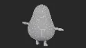 Avocado Cartoon 3D Character - Thumbnail 8