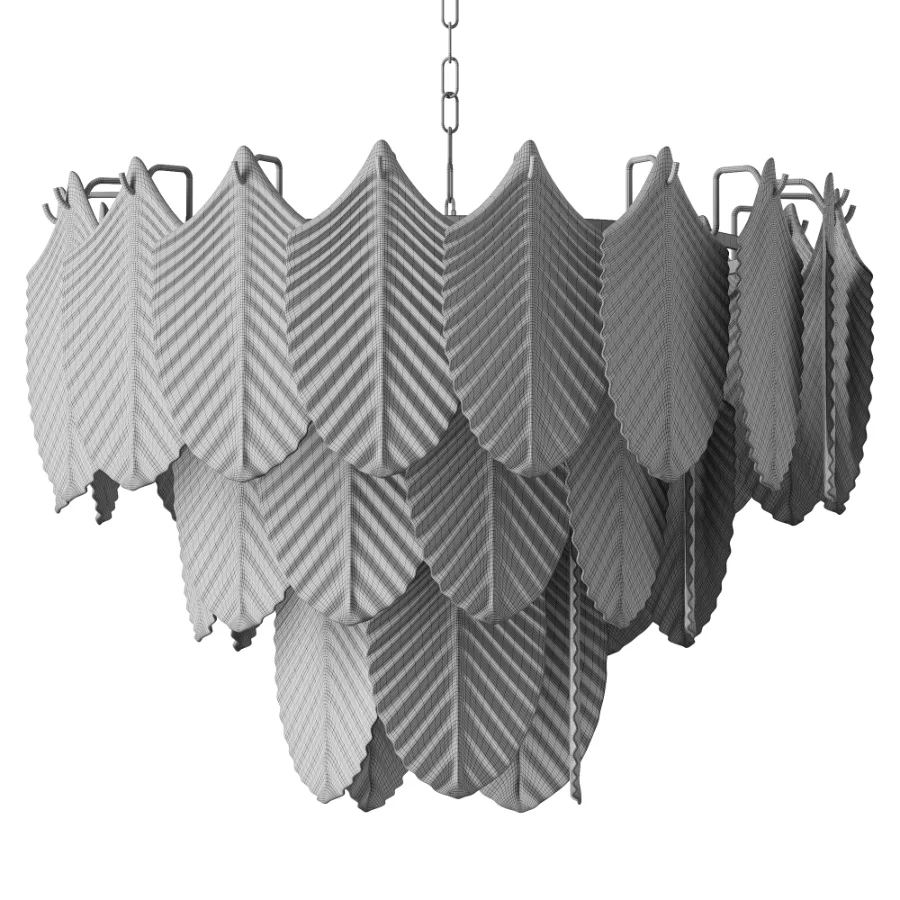Freya Hloya Gold Glass Pendant Chandelier Dzin la la Image 3