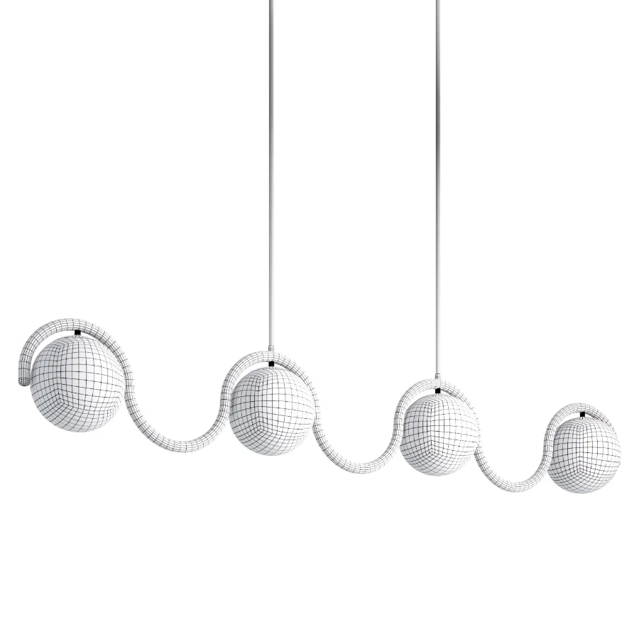 Lenox Linear Chandelier Image 2