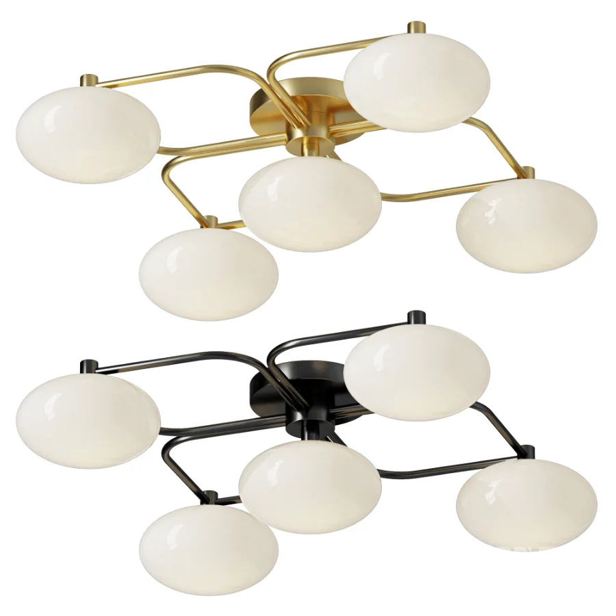 Glass Flush Mount Image 1