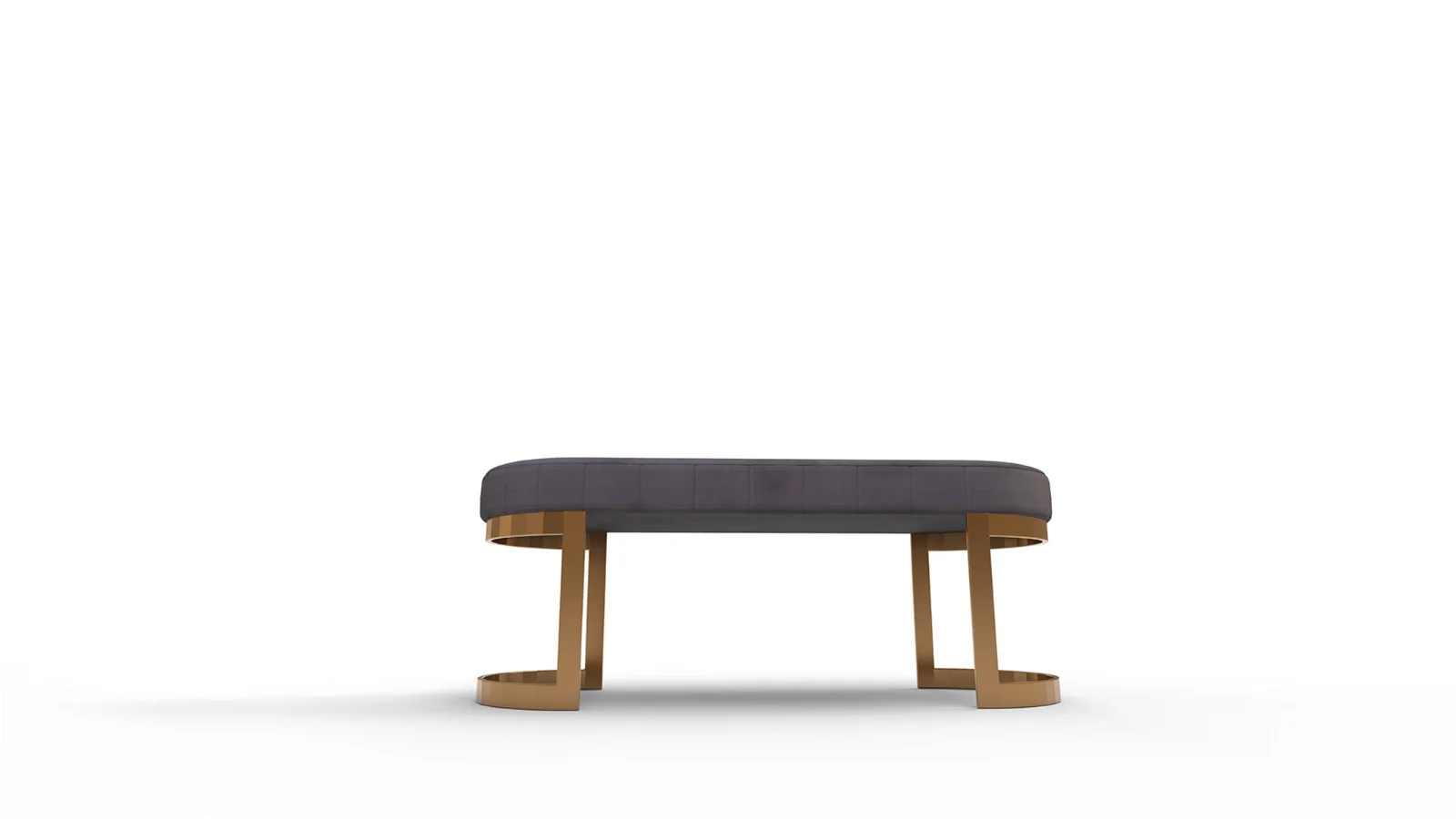 Meridian Furniture Lemar Velvet Bench Image 6
