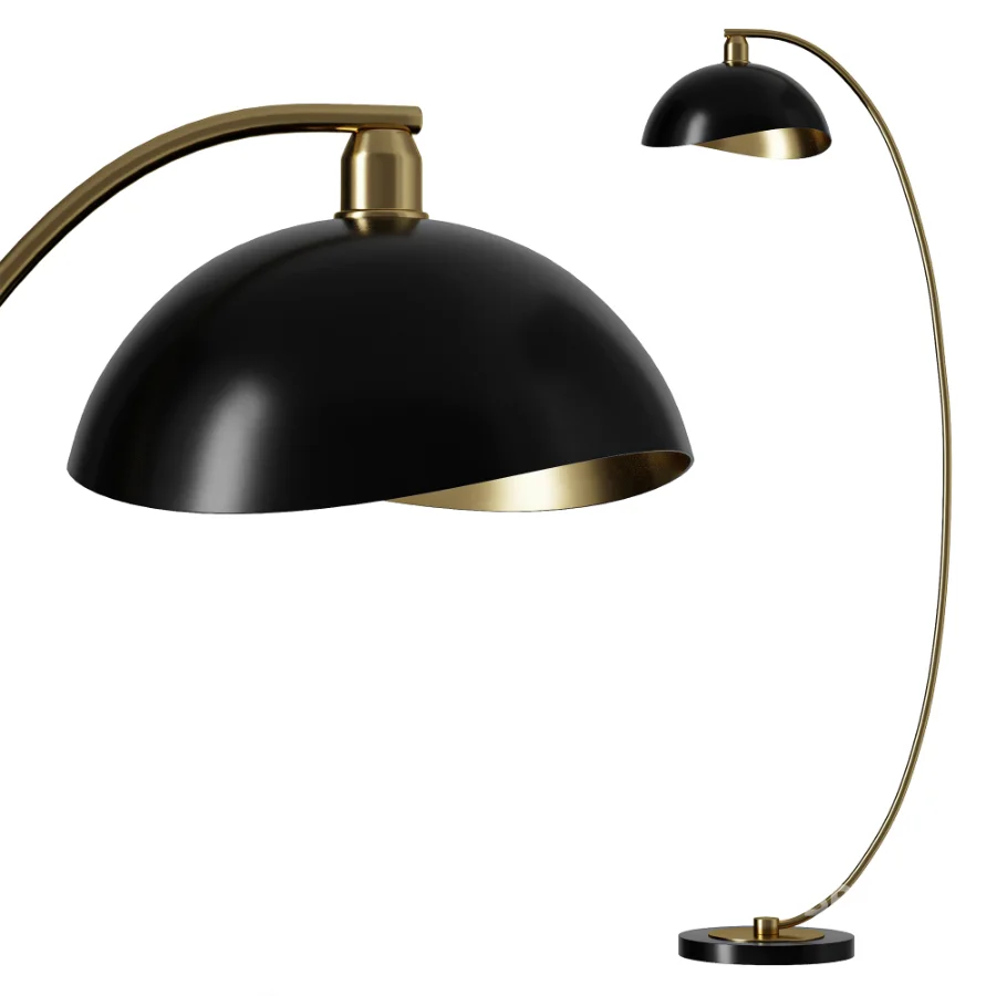 Luna Bella Arched Floor Lamp Image 1