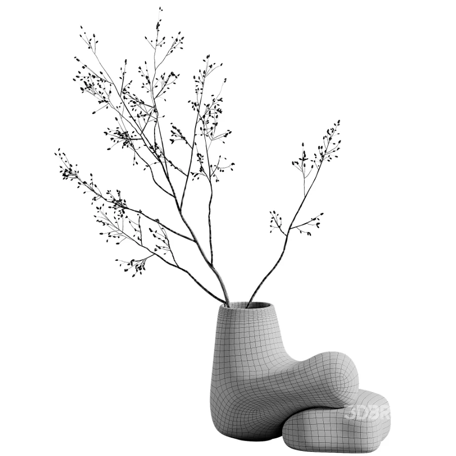 Decorative Vase and Bouquet Image 2