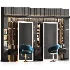 Beautysalon19 Modular BeautySalon Design for hairstyling areas, Decorative Entry glasses, to enhance the interior reflections and visual depth of your scene. you can change chairs and walls material colors by material diffuses to match your salon’s theme.wish you great renders! - Thumbnail 3