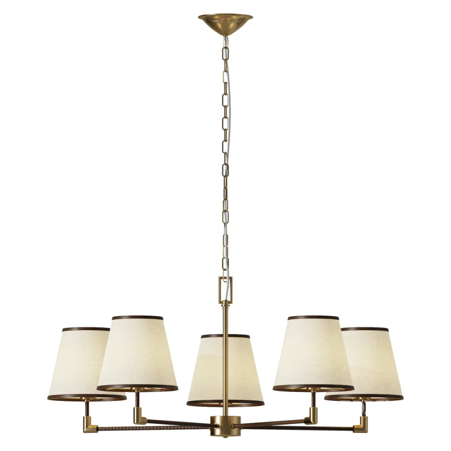 Gonzalez Modern 5 Light Textile Chandelier Image 2