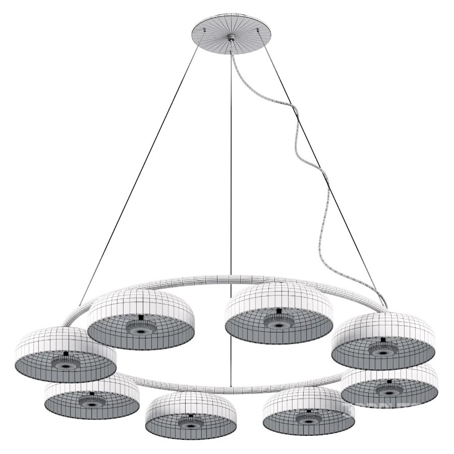 ARCTIC ring chandeliers and lamps Image 5