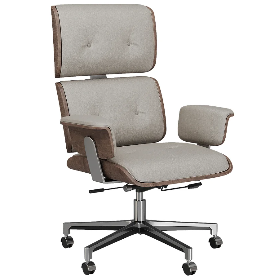 Black Home Office Chair Image 2