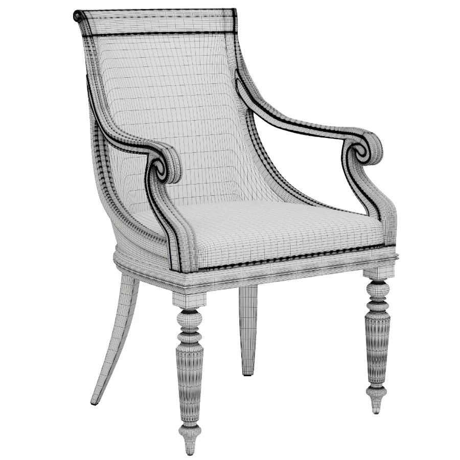 Alexander Floris Dining Arm Chair Image 4