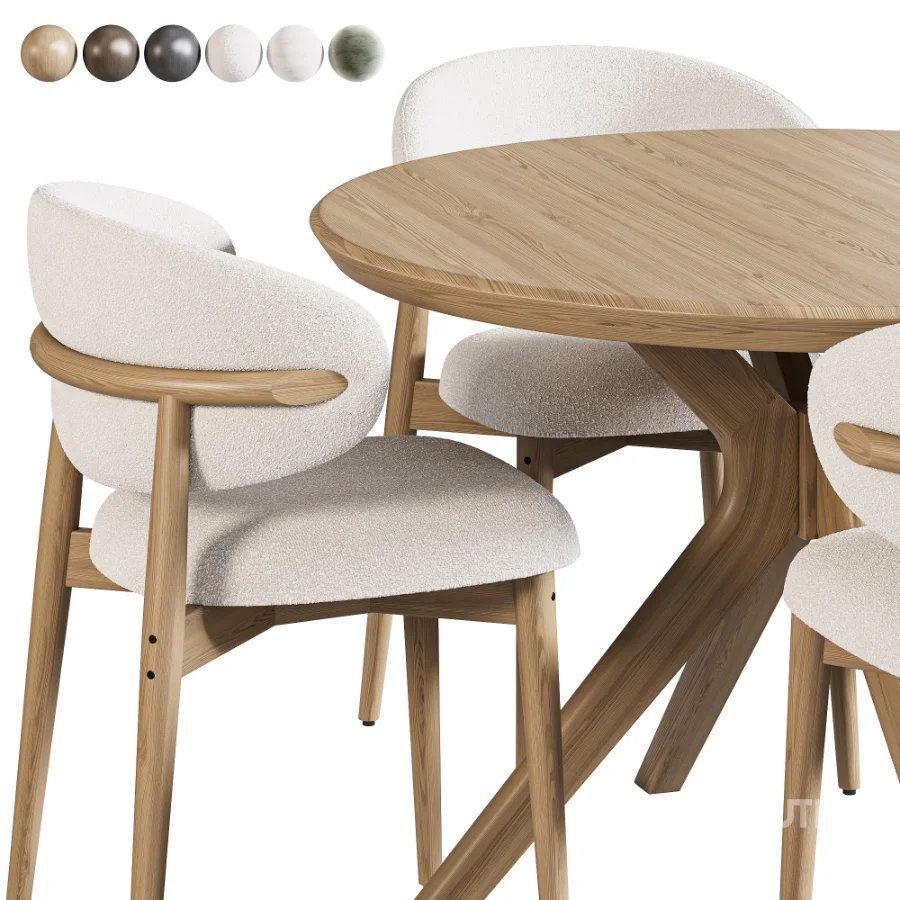 Ferrara Chair Leyptsig Dining Table Image 6