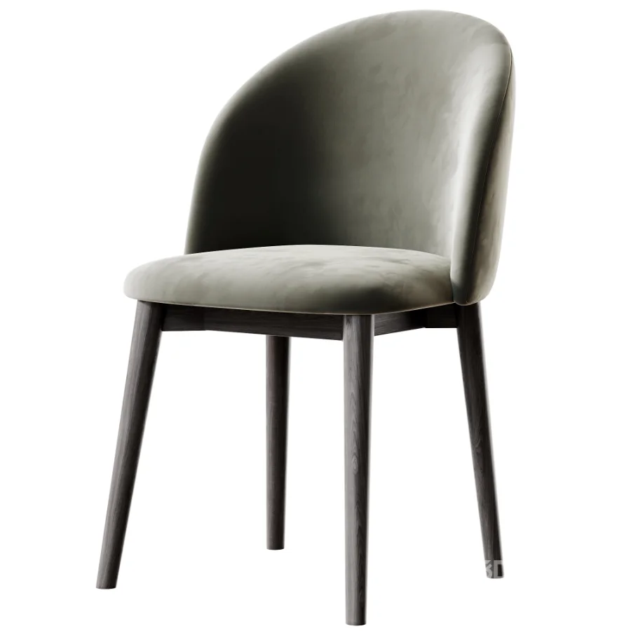 Marty 2 Chair Velvet Gray Image 2
