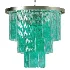 Italian Sea Green Murano Glass Sputnik Chandelier SimoEng - Thumbnail 1