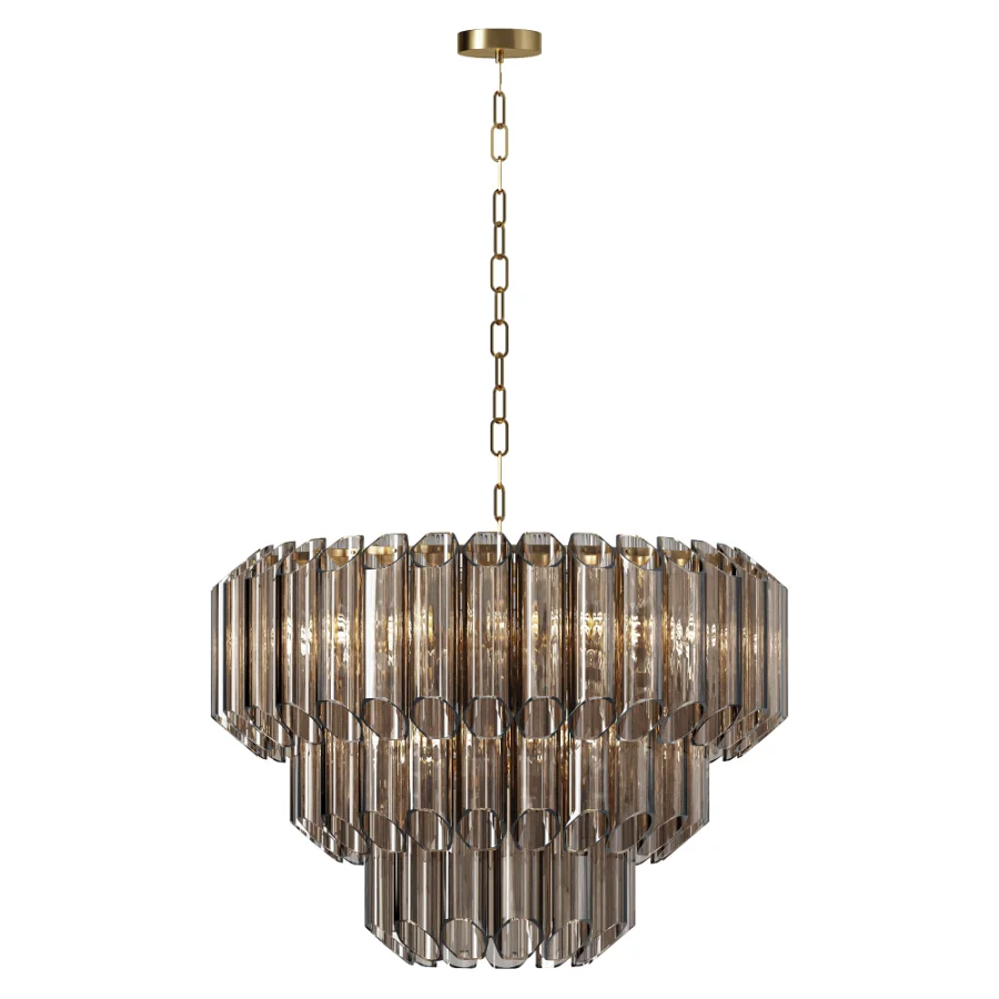 Aurum Cascade Glass Chandelier Image 2