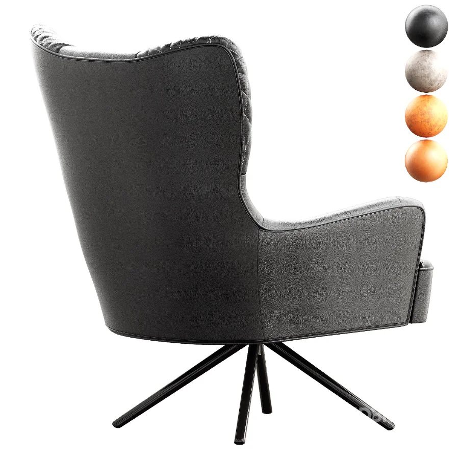 BARNABY ARMCHAIR MOLESKIN MUSSEL Image 3