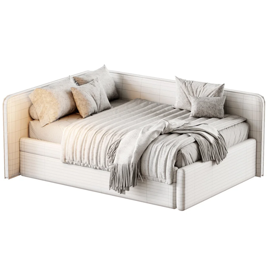Childrens soft sofa bed Leo Image 5